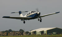 N2136E @ EGCF - Away on Runway 0 5 - by Paul Lindley