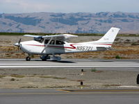 N95721 @ SQL - 1978 Cessna 182Q beginning take-off roll - by Steve Nation
