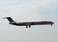 N7541A @ DFW - Amerinan MD-82 landing on 18R at DFW. Nasty rain today! - by paulp