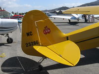 N23266 @ SZP - 1939 Piper J3C-65 CUB, Continental A&C65 65 Hp, Piper Cub logo - by Doug Robertson
