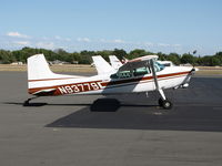 N93779 @ SAC - 1976 Cessna A185F visiting from KSNS (Salinas Municipal Airport, CA) - by Steve Nation