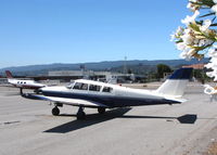 N8989P @ KSQL - 1966 Piper PA-24-260 visiting from Rancho Murietta, CA and in full bloom - by Steve Nation