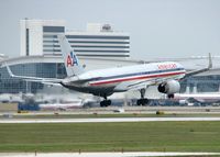 N686AA @ DFW - About to touch down on 18R. A rainy day in Dallas! - by paulp
