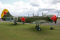 G-YAKR @ EGSX - North Weald resident. - by MikeP