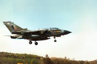 ZA600 @ EGQS - Tornado GR.1 of 15[R] Squadron landing on Runway 05 at Lossiemouth in April 1996. - by Peter Nicholson