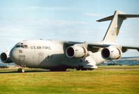 96-0006 @ EGQL - C-17A Globemaster, callsign Reach 6006, named City of Berlin of 437th Airlift Wing at the 2000 Leuchars Airshow. - by Peter Nicholson