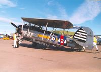 W5856 @ EGQL - Swordfish of the Royal Navy Historic Flight on display at the 2001 Leuchars Airshow. - by Peter Nicholson