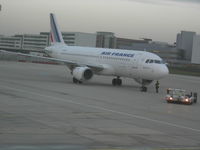 F-GFKM @ LFPG - Seen at Roissy CDG on the way to Nantes. More light after the push-back. - by Erdinç Toklu