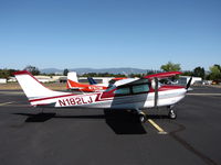 N182LJ @ 1O2 - Truckee, CA-based 1967 Cessna 182K visiting Lampson Field - by Steve Nation