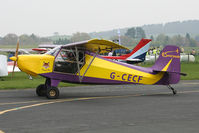 G-CECF @ EGBO - Pictured during the Easter Open Day & Fly-In. - by MikeP
