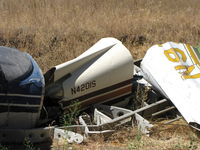 N4201S @ 1O2 - Hulk of 1978 Mooney M20J (no NTSB accident report found) at Lampson Field boneyard - by Steve Nation