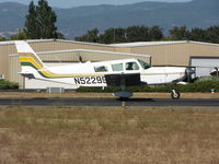 N5229S @ 1O2 - 1970 Piper PA-32-300 Cherokee 6 arriving on RW 10 from Healdsburg - by Steve Nation