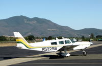 N5229S @ 1O2 - 1970 Piper PA-32-300 Cherokee 6 from Healdsburg taxiing to ramp - by Steve Nation