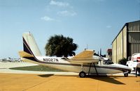 N9027N @ VNC - This Aero Commander 500S was seen at Venice in November 1979. - by Peter Nicholson