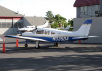 N339DA @ KSAC - 2002 Piper PA-28R-201 visiting from San Luis Obispo, CA (love that new blue color scheme) - by Steve Nation