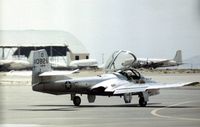 65-10826 @ ABQ - Cessna T-37B taxying to the active runway at Albuquerque in May 1973. - by Peter Nicholson