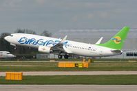 5B-DBR @ EGCC - Climbing away from Runway 23R. - by MikeP