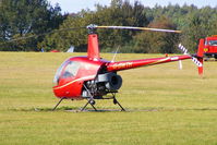 G-BWTH @ EGTB - Helicopter Services Ltd - by Chris Hall