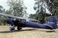 G-AIGT @ EGHP - Auster Alpha at the 1976 Popham Fly-In. - by Peter Nicholson