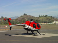 N998SH @ POC - Parked on westside helipad - by Helicopterfriend
