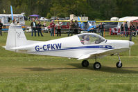 G-CFKW @ EGHP - Pictured during the 2009 Microlight Trade Fair. - by MikeP