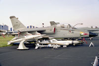 MMX595 @ EGLF - AMX International AMX with a formidable array of weapons; at Farnborough International 1988. - by Malcolm Clarke