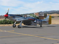 N151SE @ VCB - 1944 North American/aero Classics P-51D taxiing @ Gathering of Mustangs event - by Steve Nation