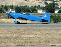 N240LT @ VCB - 1998 Leisure-time Inc RV-6 Wild Blue rolling out @ Gathering of Mustangs event - by Steve Nation