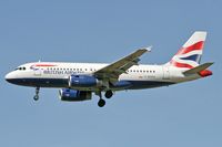 G-EUPS @ EGNT - Airbus A319-131 on approach to Rwy 25 at Newcastle Airport. - by Malcolm Clarke