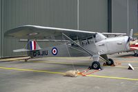 G-AJIU @ EGXW - Auster 5J1. At RAF Waddington's Air Show in 1995. - by Malcolm Clarke