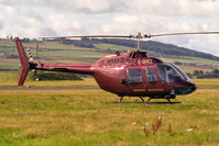 G-GHCL @ EGQL - Bell 206B. At RAF Leuchars Battle of Britain Air Show in 1997. Now registered as G-SDCI. - by Malcolm Clarke
