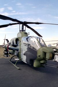 161022 @ EGLF - Bell AH-1W Super Cobra. At SBAC Farnborough 90. - by Malcolm Clarke