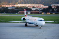 OE-LVC @ LOWI - Austrian arrows Fokker 100 - by Hannes Tenkrat