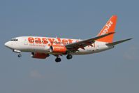 G-EZKF @ EGNT - Boeing 737-73V. On approach to Rwy 25 at Newcastle Airport. - by Malcolm Clarke