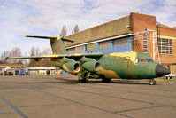G-BSTA @ EGTC - A proposed military Stategic Tactical Airlifter (STA) version of the civil BAe 146QT. - by Malcolm Clarke