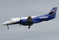 G-MAJD @ EGNT - British Aerospace Jetstream 4100. On approach to Rwy 25 at Newcastle Airport. - by Malcolm Clarke