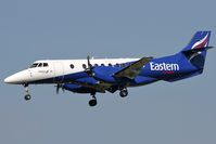 G-MAJV @ EGNT - British Aerospace Jetstream 4102 on approach to Rwy 25 at Newcastle Airport. - by Malcolm Clarke