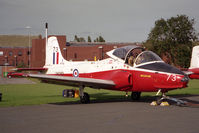 G-BVXT @ EGTC - British Aircraft Corporation Jet Provost T5A. Ex Royal Air Force XW289 at Cranfield Airfield, Beds, UK. - by Malcolm Clarke