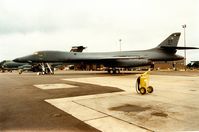 86-0103 @ MHZ - B-1B Lancer named The Reluctant Dragon of 23rd Bomb Squadron/7th Bombardment Wing on display at the 1994 Mildenhall Air Fete. - by Peter Nicholson