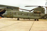 ZA682 @ MHZ - Chinook HC.2 of 7 Squadron on display at the 1994 Mildenhall Air Fete. - by Peter Nicholson