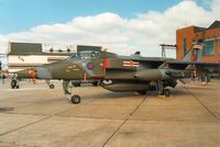 XZ363 @ MHZ - Jaguar GR.1A of 41 Squadron on display at the 1989 Mildenhall Air Fete. - by Peter Nicholson