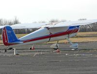 N2671N @ TTN - I was very pleased to discover this classic 1947 Cessna at Trenton - Mercer County Airport (TTN).  My apologies for the poor composition - I had to shoot this picture through a chain-link fence at 300 mm. - by Daniel L. Berek