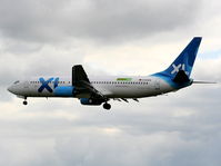 D-AXLG @ EGGP - XL Airways Germany - by Chris Hall