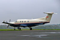 VP-BLS @ EGTF - Pilatus PC-12/45 [176] Fairoaks~G 09/11/2004. Seen taxiing out for departure. - by Ray Barber