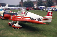 HB-YBC @ EGTC - Brugger MB-2 Colibri at the 1994 PFA Rally held at Cranfield Airfield, Beds, UK.  - by Malcolm Clarke