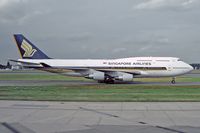 9V-SPE @ EGLL - Boeing 747-412 taxying to stand at London Heathrow in 2008. - by Malcolm Clarke