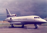 F-GFJC @ FAB - The second Falcon 900 was on display at the 1986 Farnborough Airshow. - by Peter Nicholson