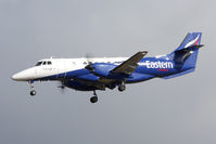 G-MAJI @ EGNT - British Aerospace Jetstream 4100 on approach to rwy 25 at Newcastle, UK. - by Malcolm Clarke