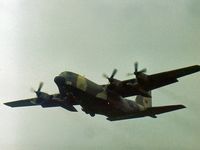 XV209 @ MHZ - Hercules C.1 of the Lyneham Transport Wing acting as supply aircraft for the RAF Falcons parachute display team at the 1978 Mildenhall Air Fete. - by Peter Nicholson