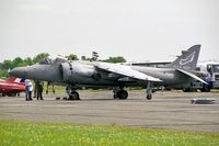 ZD580 @ EGTC - British Aerospace Sea Harrier FA2. Collided with F-16A J-139 (85-0139) in the English Channel in 1996 and escaped with the loss of it's radome. Considered by BAe Systems to be uneconomic to repair it was eventually scrapped at Sproughton in 2002. - by Malcolm Clarke